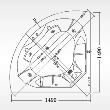 جکوزی رئال زرین آب