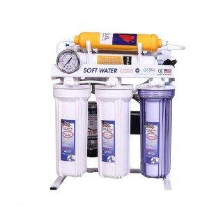 تصفیه آب 6 مرحله ای سافت واتر مخزن 2/3 گالن