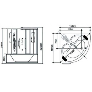 سونا بخار آپارتمانی زرین آب مدل ونیز