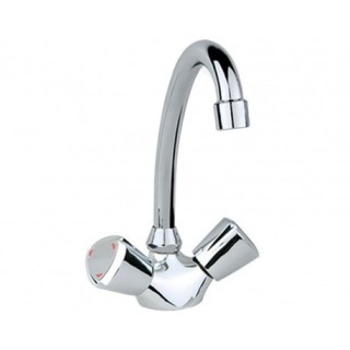 شیرآلات کلاسیک روشویی تک پایه راسان مدل نیوکاستا