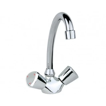 شیرآلات کلاسیک روشویی تک پایه راسان مدل نیوکاستا