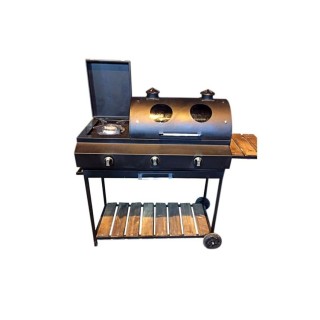 باربیکیو گازی پلوپز دار نما شیشه BBQ_A کد 108