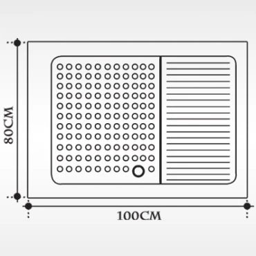 دوردوشی Y-1280 _ 100*80 زرین آب