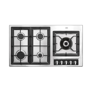 اجاق گاز کن - CAN استیل شیشه ای 513M