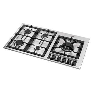 اجاق گاز کن - CAN استیل شیشه ای 513M