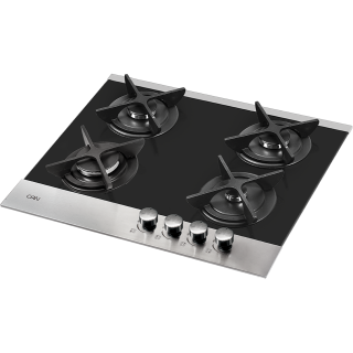 اجاق گاز کن - CAN استیل شیشه ای 419M