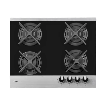 اجاق گاز کن - CAN استیل شیشه ای 419M