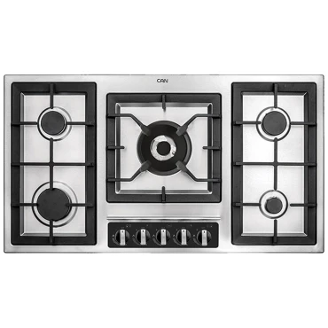 اجاق گاز کن - CAN استیل شیشه ای 518M