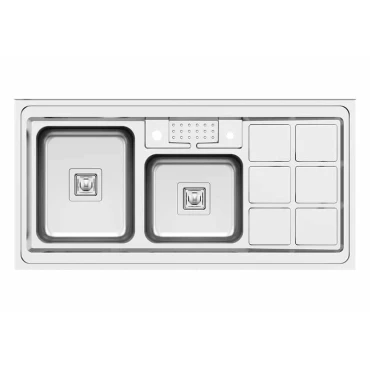 سینک ظرفشویی استیل کن - CAN 9031S-45