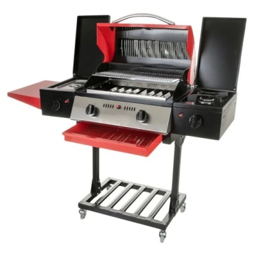 باربیکیو پایه دار همراه ساید و دیواری دلیز