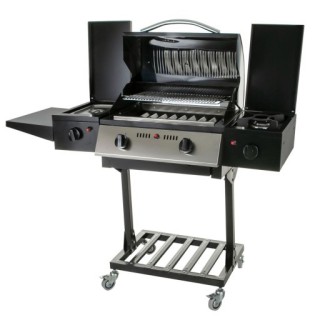 باربیکیو پایه دار با دو ساید و دو شلف دلیز