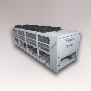 چیلر تراکمی هوایی پویش تهویه کمپرسور اسکرو