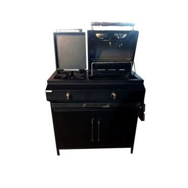 باربیکیو گازی ذغالی دماسنج دار BBQ_A کد 122