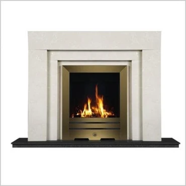 شومینه گازی بوفالو مدل s024-STEEL GOLD