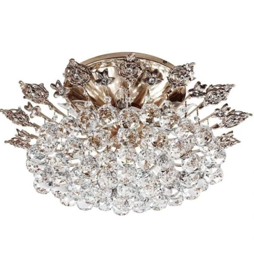 لوستر سقفی برنزی چشمه نور 6 شعله کد 2631