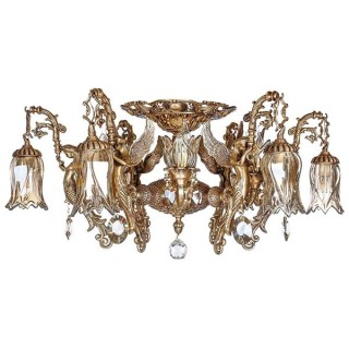 لوستر آنتیک چشمه نور 12 شعله کد 2728