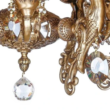 لوستر آنتیک چشمه نور 12 شعله کد 2728