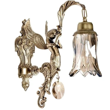 چراغ دیواری چشمه نور کد c2135/1w-A آنتیک