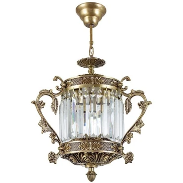 لوستر 4 شعله چشمه نور کد S3599/22-AO آنتیک