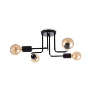 لوستر سقفی مدرن چشمه نور کد A2319/4-BK