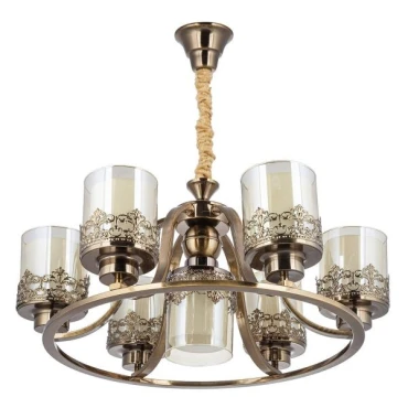 لوستر 7 شعله چشمه نور کد N2663