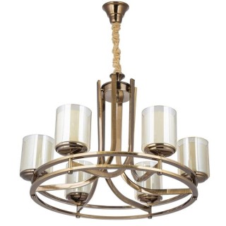 لوستر 6 شعله چشمه نور کد N2667-6