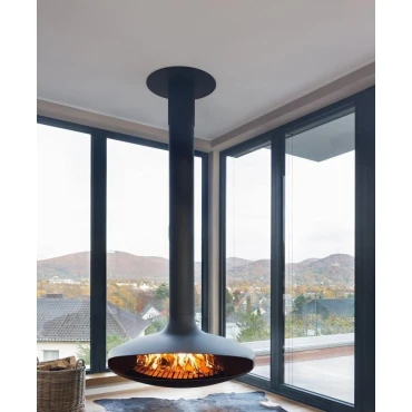 شومینه هیزمی معلق بوفالو