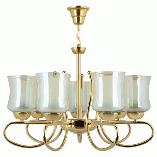 لوستر 7 شعله چشمه نور کد A815.7-G (طلایی)