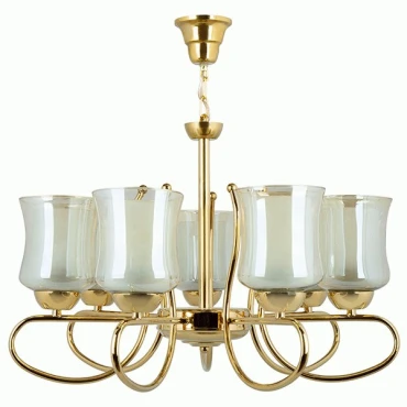 لوستر 7 شعله چشمه نور کد A815.7-G (طلایی)