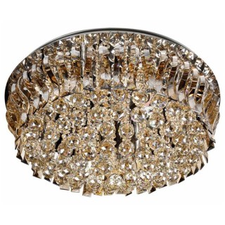 لوستر سقفی چشمه نور 18 شعله کد A6638/70-S-G طلایی (ریموت دار)