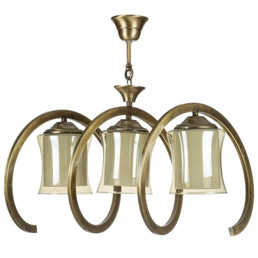 لوستر 3 شعله چشمه نور کد B2651/3-A آنتیک