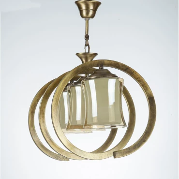 لوستر 3 شعله چشمه نور کد B2651/3-A آنتیک