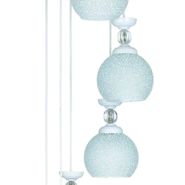 چراغ آویز چشمه نور 6 شعله کد G531/6H-WT