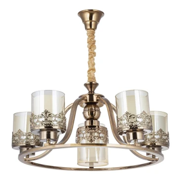 لوستر 6 شعله چشمه نور کد N2663