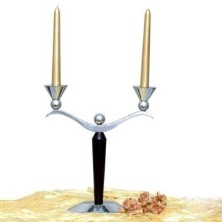 شمعدان چشمه نور 2 تایی کد 2-801