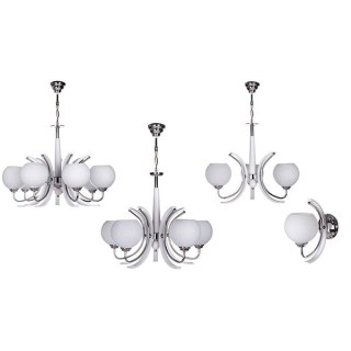 دیوارکوب چوب استیل چشمه نور 1 شعله کد 858