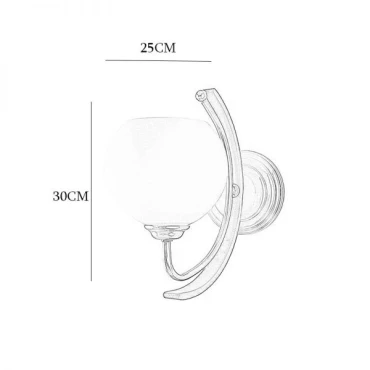 دیوارکوب چوب استیل چشمه نور 1 شعله کد 858