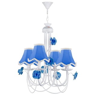 لوستر استیل چشمه نور 5 شعله کد 2205