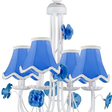 لوستر استیل چشمه نور 5 شعله کد 2205