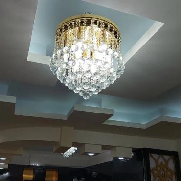 لوستر سقفی کریستالی چشمه نور کد 6638/40A
