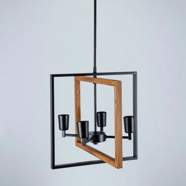 لوستر مدرن چشمه نور کد A1332/4-BK