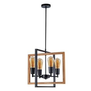 لوستر مدرن چشمه نور کد A1332/4-BK