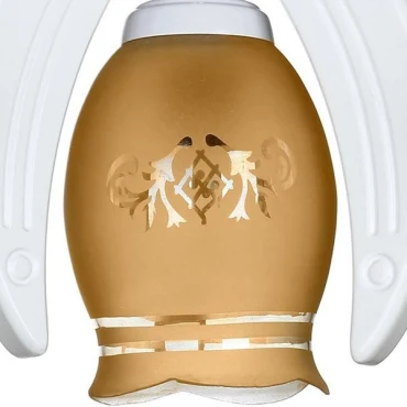 لوستر سقفی چشمه نور 4 شعله کد G532/4-WT