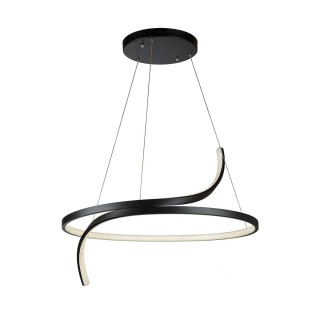 لوستر چشمه نور مدل مدرن کد A6322/1H-BK