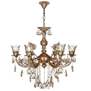 لوستر چشمه نور شش شعله کد C2806/6-A آنتیک