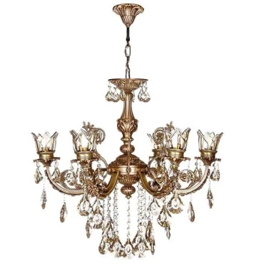 لوستر چشمه نور شش شعله کد C2806/6-A آنتیک