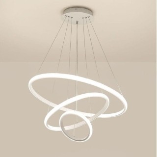 لوستر مدرن چشمه نور مدل L6325/3H-WT (مهتابی)