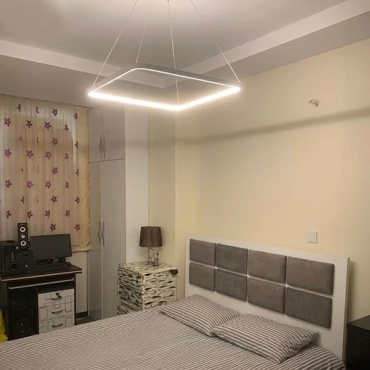 لوستر چشمه نور مدل مدرن کد L6335/1H-WT