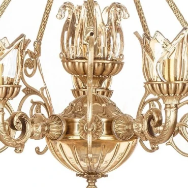 لوستر چشمه نور 7 شعله کد C2924/7A انتیک