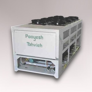 چیلر تراکمی هوایی پویش تهویه کمپرسور پیستونی